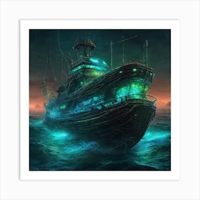 76481 In The Depths Of An Alien Ocean, A Majestic Otherw Xl 1024 V1 0 2 Art Print