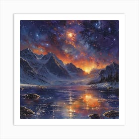 Starry Night 3 Art Print