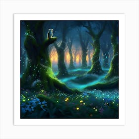 Fairy Forest 15 Art Print