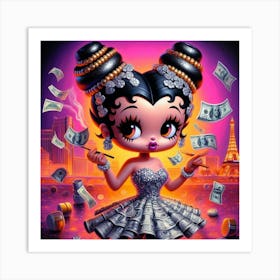 Money Girl 6 Art Print