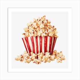 Popcorn In A Cup 3 Art Print