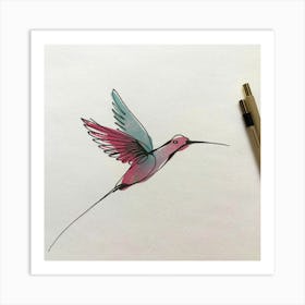 Hummingbird 12 Art Print