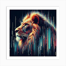 Creative Wild Animal Representation 11 Art Print