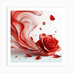 Rose, Modern 1 Art Print