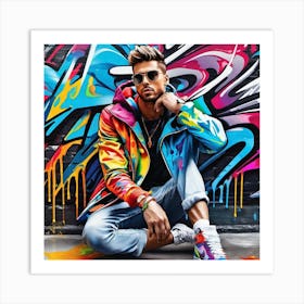 Graffiti Artist 3 Art Print