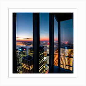 View From A Window Art Print