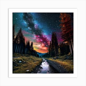 Milky Sky Art Print