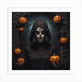A Halloween Mysterious Atmosphere Art Print