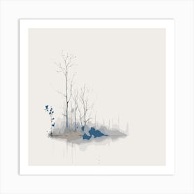 Trees In The Water 1 Art Print