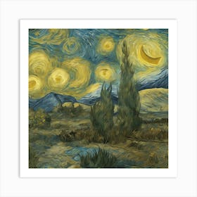 Starry Night 14 Art Print