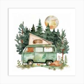 Camper Van 3 Art Print