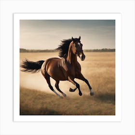 Horse Galloping 1 Art Print