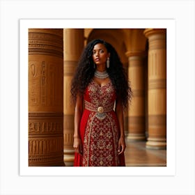 Egyptian Beauty 3 Art Print