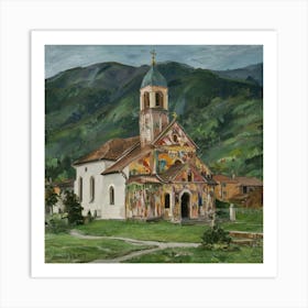 Kirche In Cassone, Gustav Klimt 10 Art Print