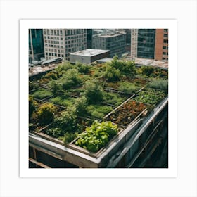 Green Roof Art Print