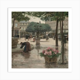 Cities Paris 18 Art Print