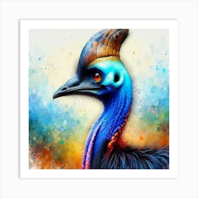 Cassowary bird 3 Art Print