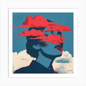 'Clouds' 15 Art Print