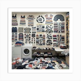 Room Full Of Clothes Art Print