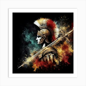 Spartan Warrior 3 Art Print