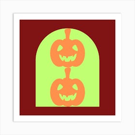 Halloween Pumpkins 1 Art Print