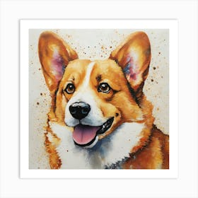 Corgi 2 Art Print