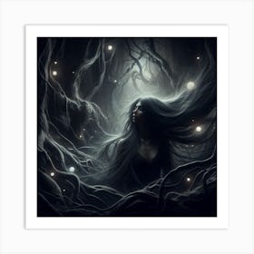 Dark Forest 1 Art Print