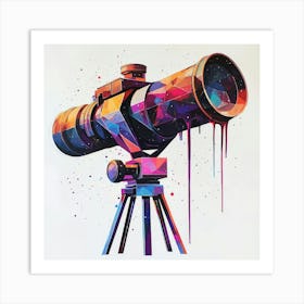 Telescope Art Print