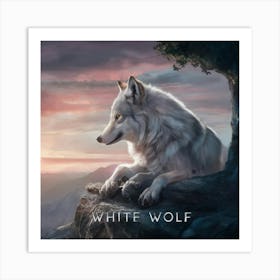 White Wolf 5 Art Print