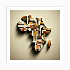 Contours of Ubuntu Art Print