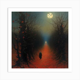 'The Red Path' Art Print