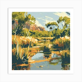 Kangaroo Creek Art Print