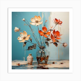 Flowers In A Vase 2 Art Print