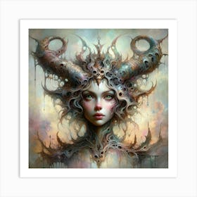 Demon Woman 4 Art Print