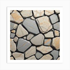 Stone Wall 72 Art Print