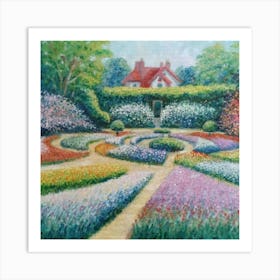 Garden In Bloom 1 Art Print