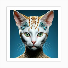 Portrait Of A Cat 2 Art Print