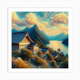 Azure Lake Art Print