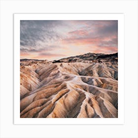 Death Valley Mountain Sunset Art Print