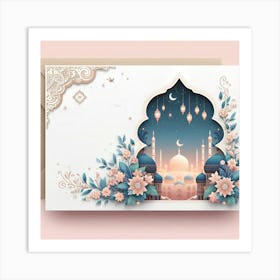 Ramadan Greeting Card 8 Art Print