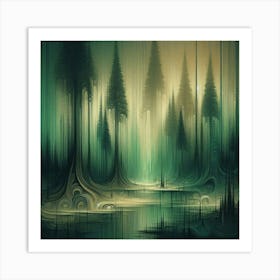 Forest Of Trees 8 Art Print