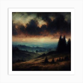 Landscape Painting 259 Art Print