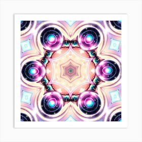 Psychedelic Mandala 60 Art Print