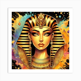 Pharaoh's Face Art Print