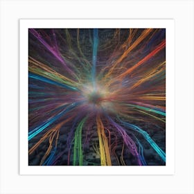 Fractal Explosion Art Print