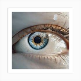 Eye Stock Videos & Royalty-Free Footage 1 Art Print