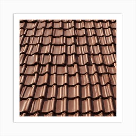 Tiled Roof 5 Art Print