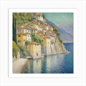 Malcesine Am Gardasee 1913 Gustav Klimt Art Print 1 Art Print