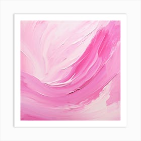 Abstract Pink Painting Art Print