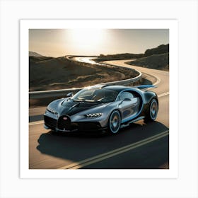 Bugatti Chiron Art Print